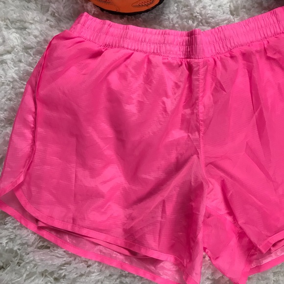 Pink Multi-Layer Danskin Dri-More Athletic Shorts - Picture 2 of 7